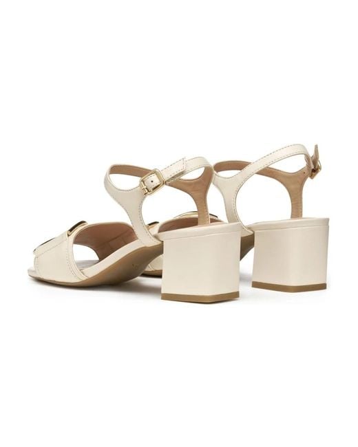 Geox Metallic High Heel Sandals