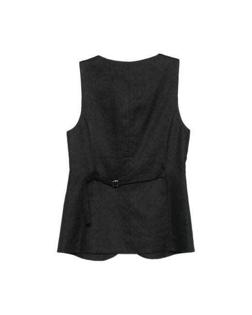 Semicouture Black Waistcoats