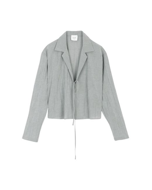 Alysi Viscose Blouse in het Gray