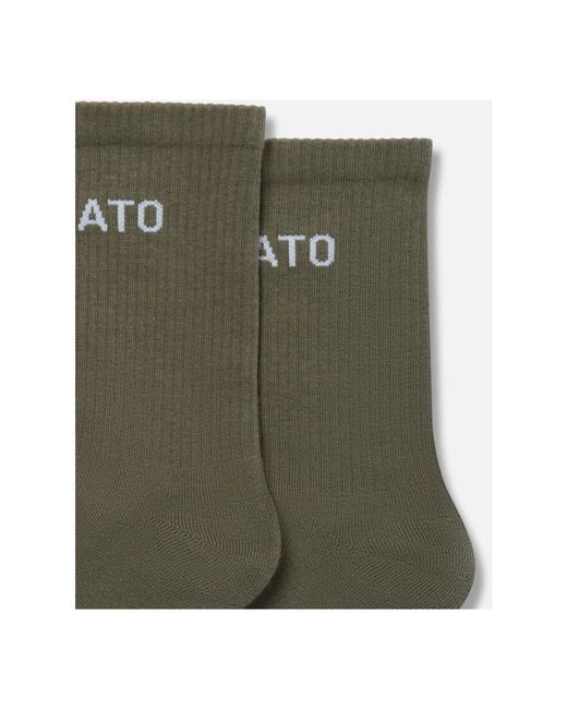 Axel Arigato Ondergoed ,Bruin ,Katoen Arigato Logo Tube Sokken in het Green