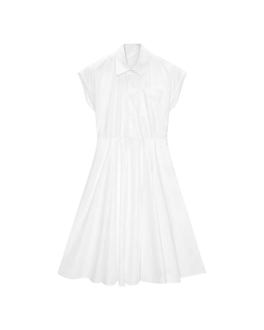 MSGM White Shirt Dresses
