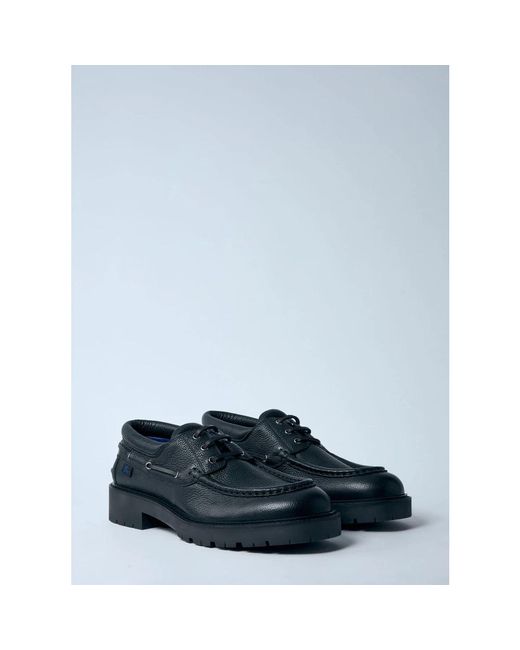 Burberry Blue Laced Shoes for men
