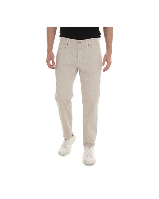 Jeckerson Natural Slim-Fit Trousers for men