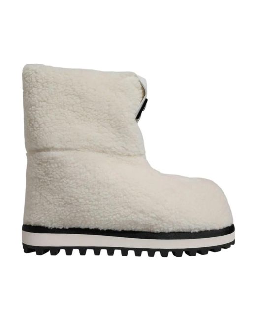 Dolce & Gabbana Gray Winter Boots for men
