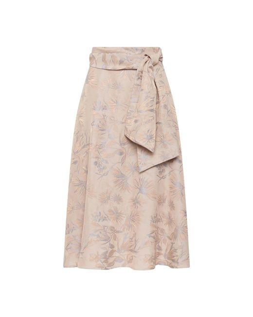 Maliparmi Natural Midi Skirts