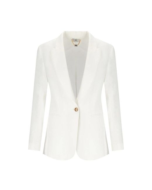 Elisabetta Franchi White Blazers