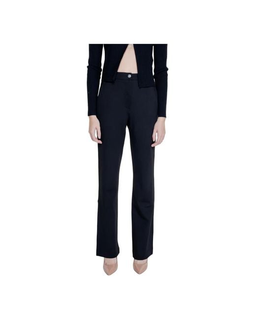 Guess Blue Straight Trousers