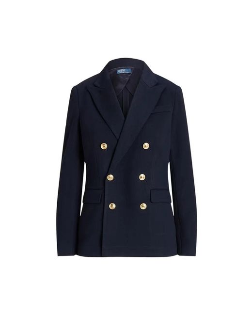 Polo Ralph Lauren Blue Stilvoller Sako Clothing Collection Blazer