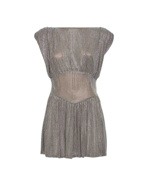 GIUSEPPE DI MORABITO Gray Party Dresses