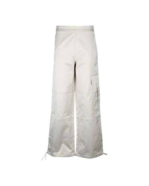 Calvin Klein Wide Broek in het Gray