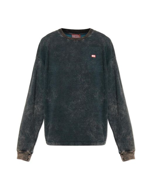 DIESEL T-Shirt T-Boxt-Ls-T3 in het Gray voor heren