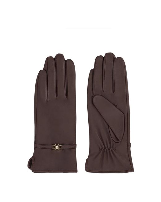 Kazar Accessoires ,Bruin ,Leer Briscoe Handschoenen in het Brown