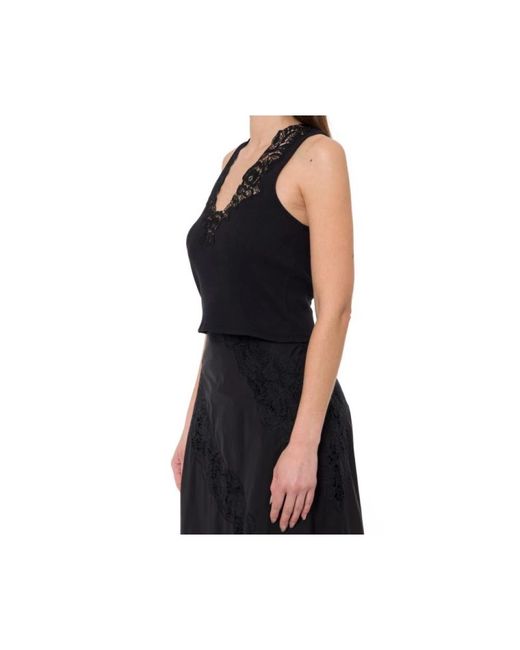 Sleeveless Tops Twinset de color Black