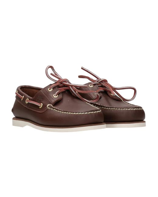 Timberland Brown Boat Shoes for men