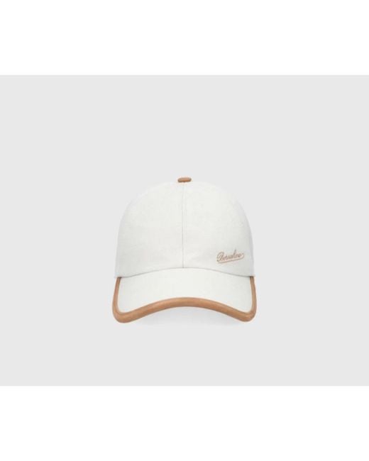 Borsalino White Hats & Caps