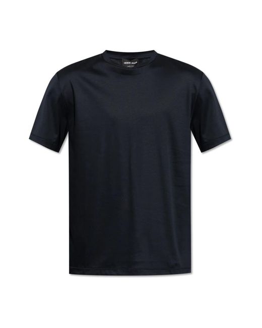 Tops > t-shirts Giorgio Armani pour homme en coloris Black