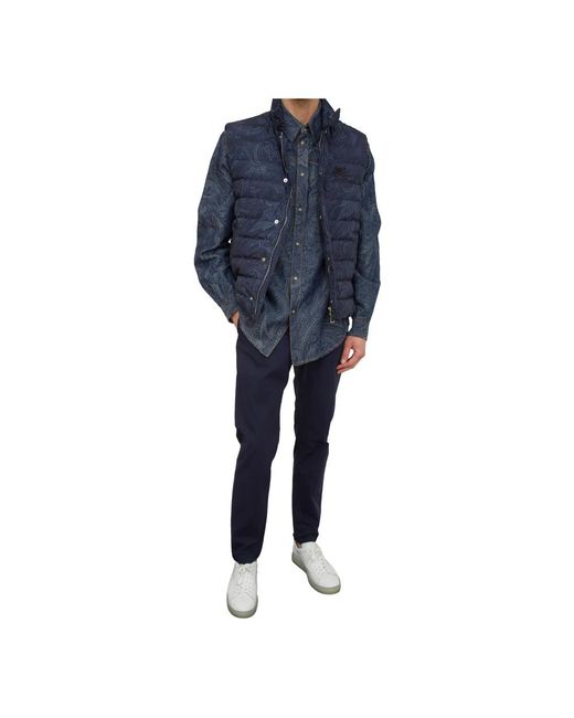 Etro Blue Waistcoats for men