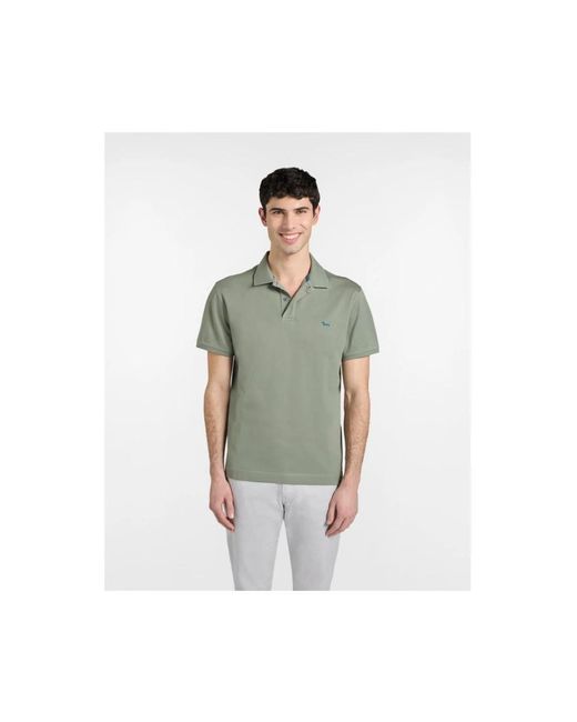 Harmont & Blaine Green Polo Shirts for men