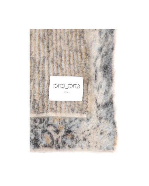 Forte_forte Gray Winter Scarves