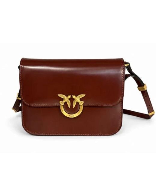 Pinko Brown Cross Body Bags