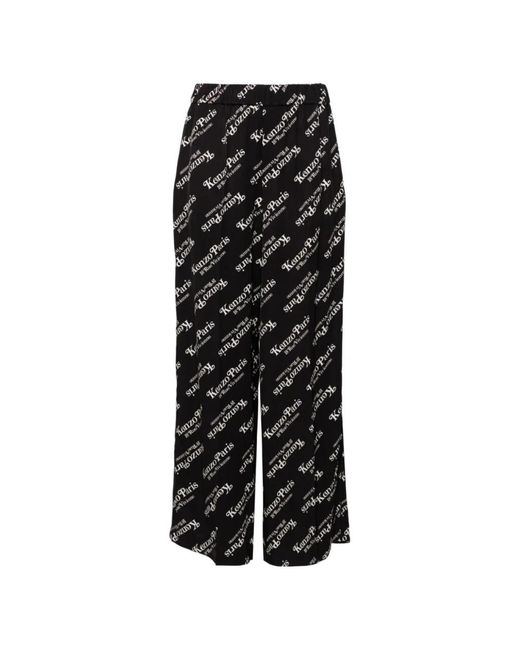 Wide trousers KENZO de color Black