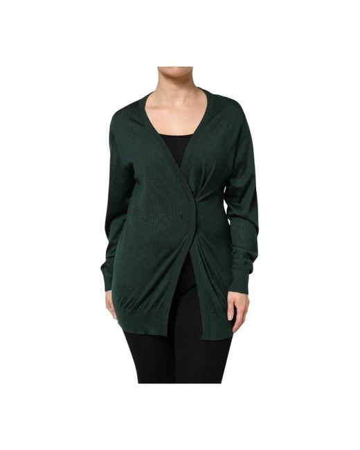 Dolce & Gabbana Green Cashmere Knitwear