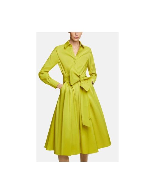 Carolina Herrera Midi Dresses in Yellow Lyst UK