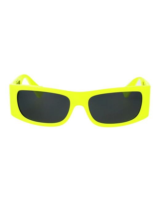 Versace Yellow Eckige Sonnenbrille