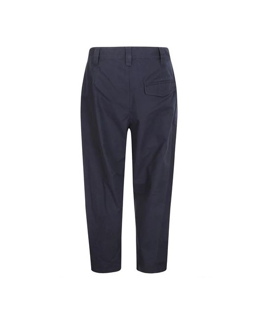 A.P.C. Blue Cropped Trousers for men