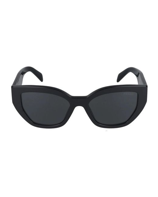 Prada Stijlvolle Zonnebril A09S in het Black