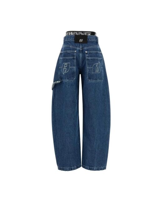 Alexander Wang Blue Loose Fit Jeans