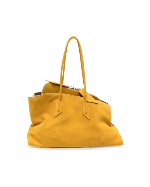 The Attico Yellow Shoulder Bags