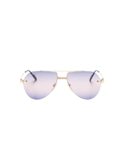 Cartier Metallic Sunglasses for men