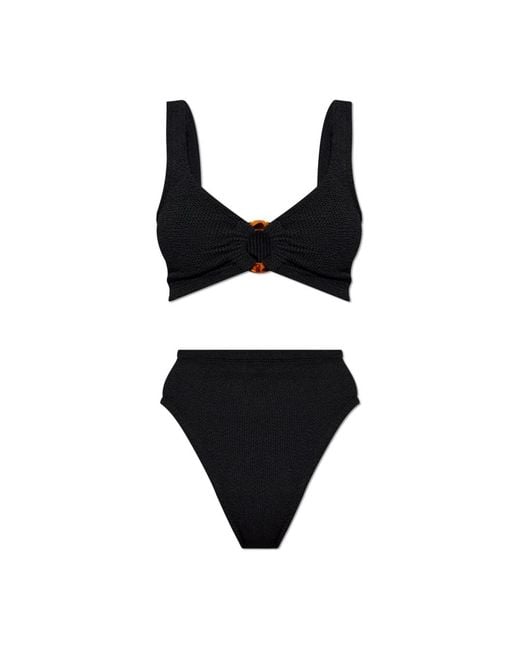 Hunza G Black Bikinis