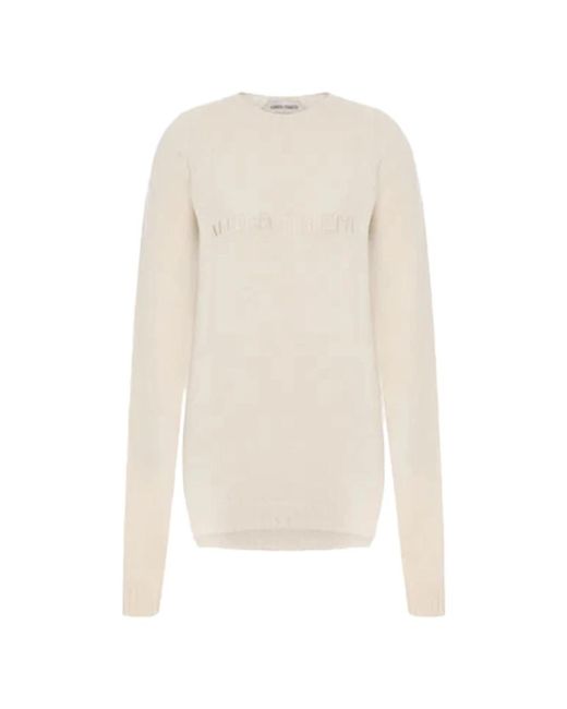 Alberta Ferretti Cashmere Trui in het White