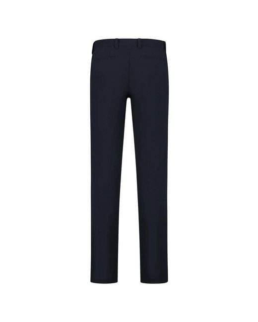 North84 Blue Straight Trousers for men