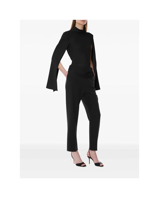Alberta Ferretti Black Schwarze Hose 0555 Modell