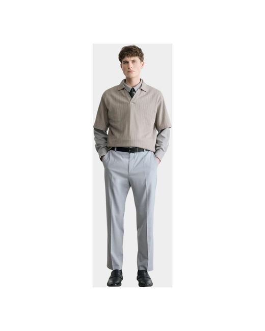 HUGO Gray Polo Shirts for men