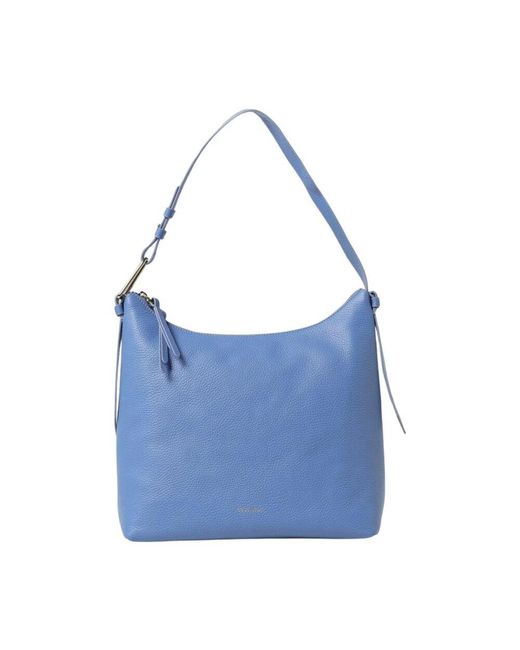 Coccinelle Blue Blaue Leder Hobo Tasche