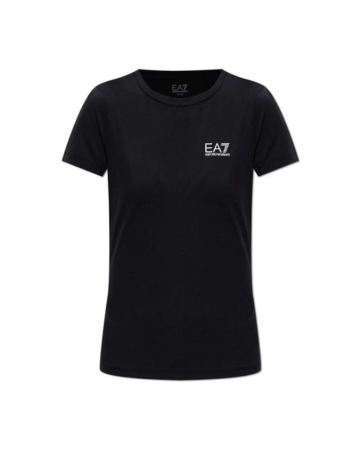 EA7 Vigor7 W Essential Tee Ss in het Black