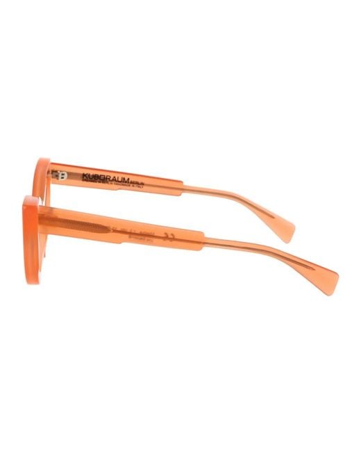 Kuboraum Pink Stylische sonnenbrille mit maske y3 design
