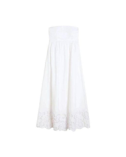 Max Mara White Party Dresses