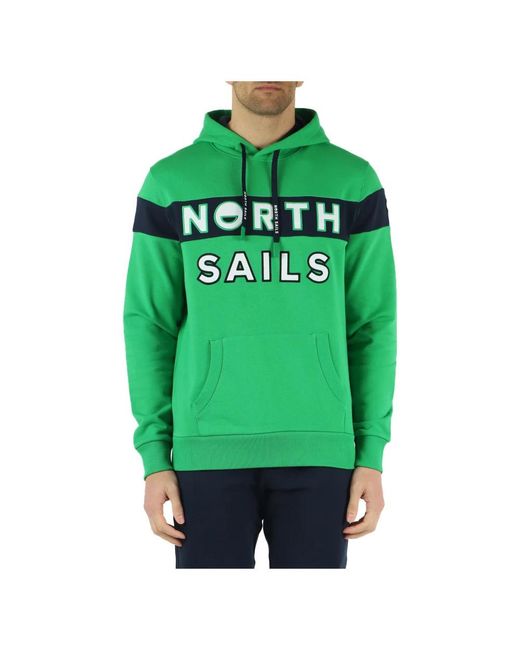 North Sails Green Hoodies for men