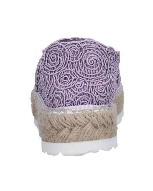 Fabi Purple Espadrilles