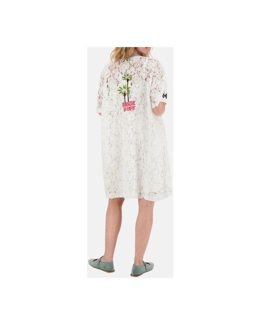 ME 369 White Short Dresses
