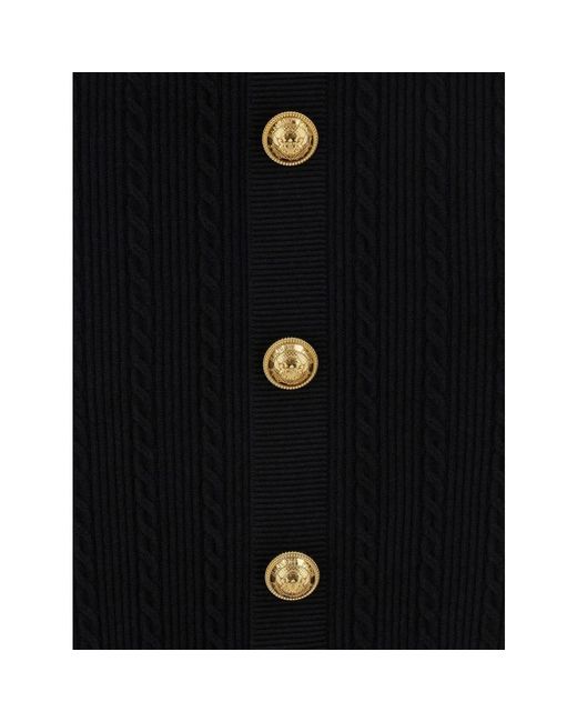 Balmain Midi Skirts in het Black
