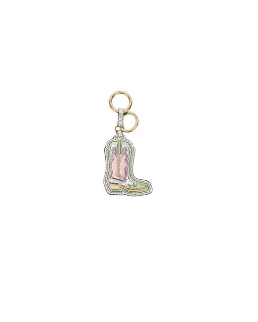 Ganni Metallic Keychains