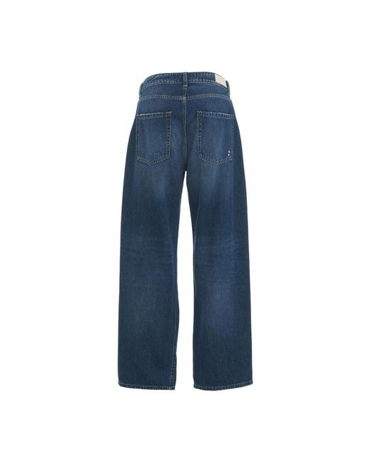 ICON DENIM Blue Wide Jeans