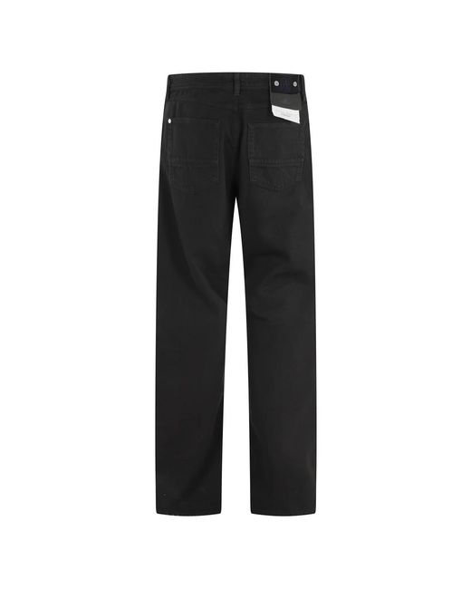 Stone Island Black Straight Jeans for men