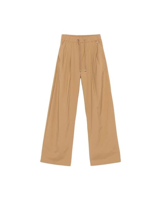 Herno Light Stretch Nylon Broek in het Natural